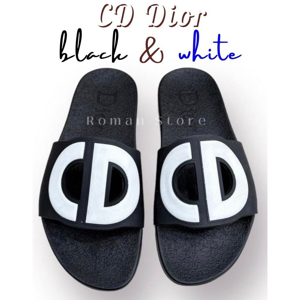 Dép nam nữ xinh thời trang Dior.CD, dép trend hè 2023, kiểu dáng quai ngang, chất liệu cao su cao cấp.