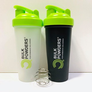 Bình Lắc Shaker Tập Gym Bulk Powder + Banh Lắc Lò Xo Inox 700ml
