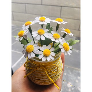 Chậu hoa cúc Tana handmade mini