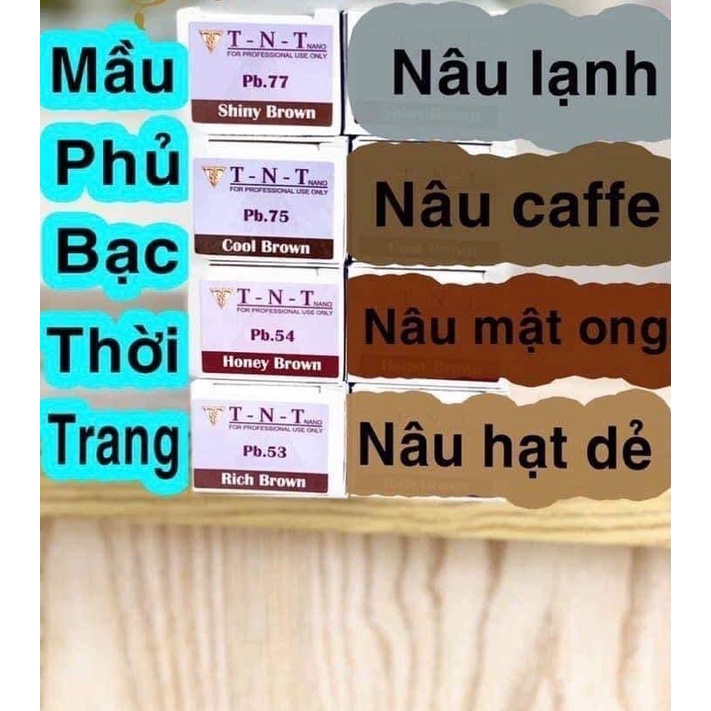 THUỐC NHUỘM TÓC PHỦ BẠC TNT