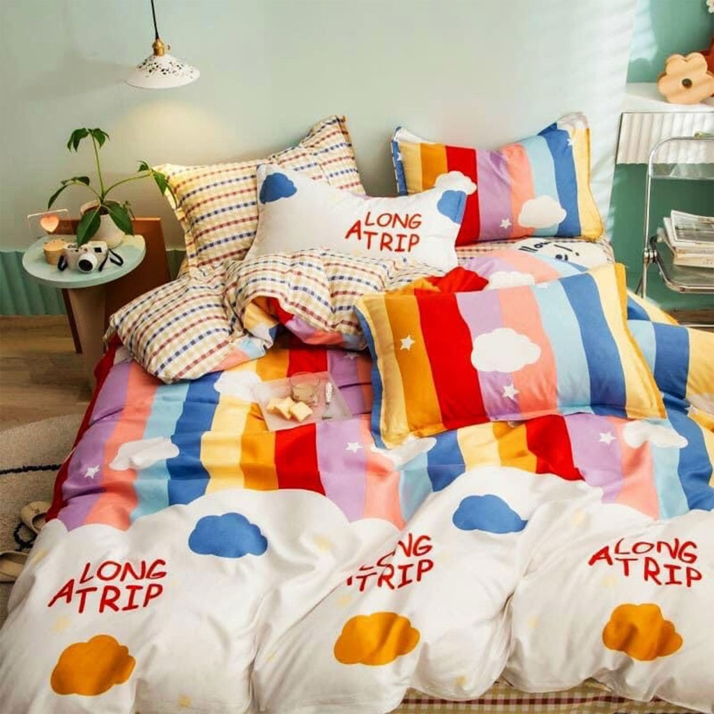 [Bộ] chăn ga gối 💎SALE💎 Cotton poly họa tiết đáng yêu chăn ga Hàn Quốc đủ size miễn phí bo chun theo yêu cầu simbedding | BigBuy360 - bigbuy360.vn