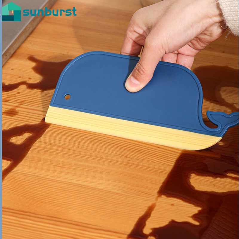 1 Dụng Cụ Vệ Sinh Cửa Kính Hình Cá Voi Độc Đáo Tiện Dụng Cho Nhà Bếp/ Phòng Tắm