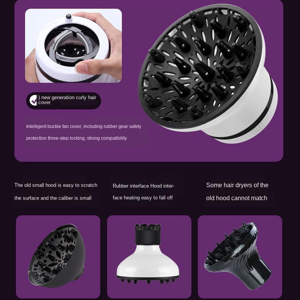 Đầu Khuếch Tán Gắn Máy Sấy Tóc Tự Nhiên Chuyên Nghiệp