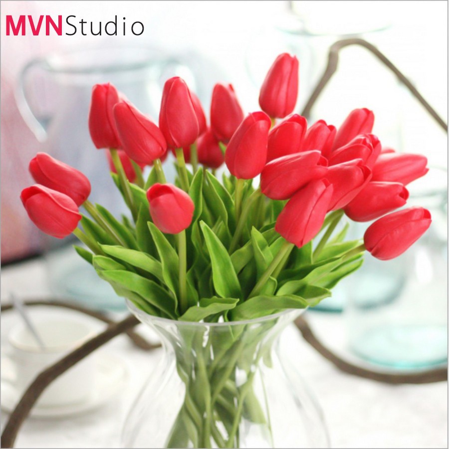 MVN Studio - Ins hoa tulip phụ kiện decor trang trí chụp ảnh