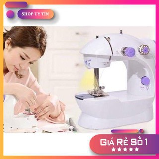 - Máy Khâu Mini Gia Đình 2 Tốc Độ Có Đèn Led Cắt Chỉ