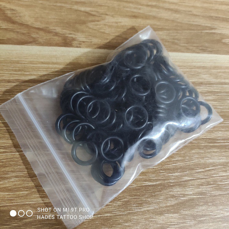 Vòng Silicon đàn hồi của lưỡi gà máy xăm ( 109k / 1 túi / 100 cái )