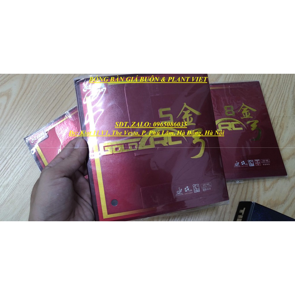 MẶT VỢT BÓNG BÀN DHS GOLD ARC 5, GOLD ARC 8 CHÍNH HÃNG