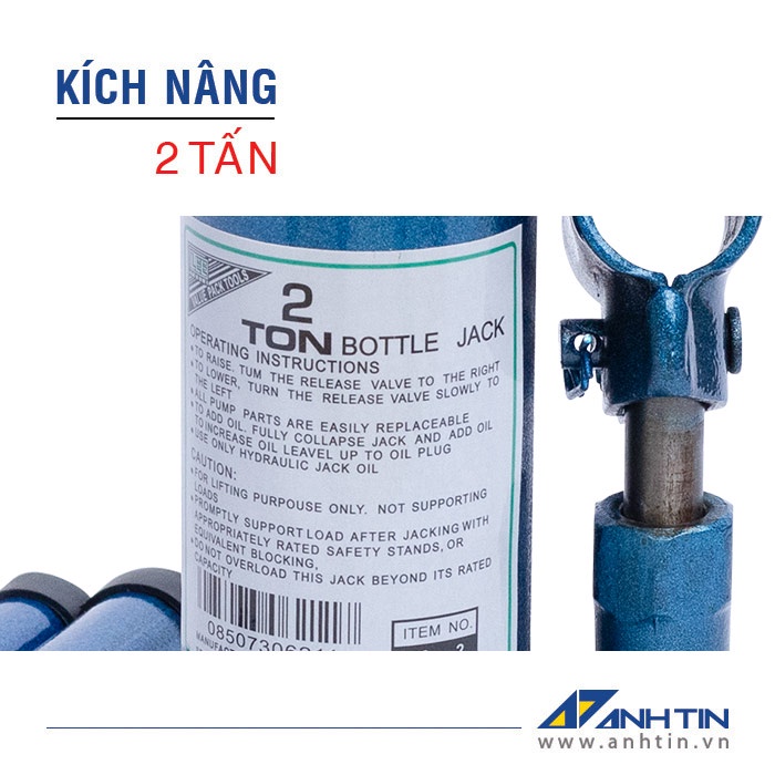 Con đội | Kích nâng xe tải | 2 tấn
