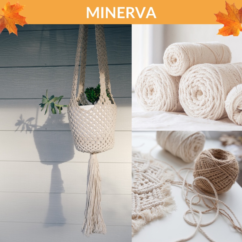 [THỦ CÔNG] 10 mét Dây Macrame đường kính 3 mm làm thủ công đan nghệ thuật