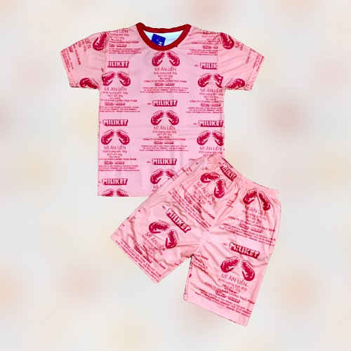 Bộ đồ thể thao nam 3D mẫu Miliket bộ thể thao nam thoáng mát cho mùa hè