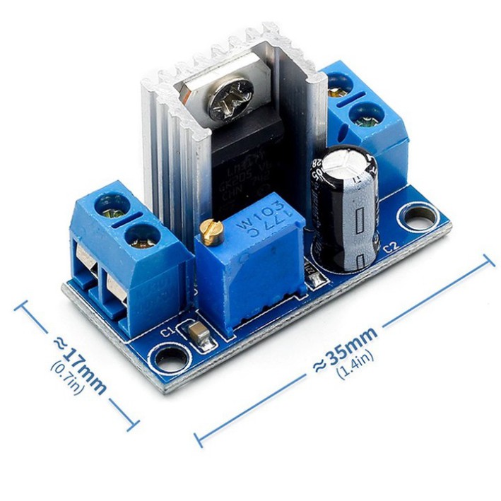 Module hạ áp LM317 2A 1-37V