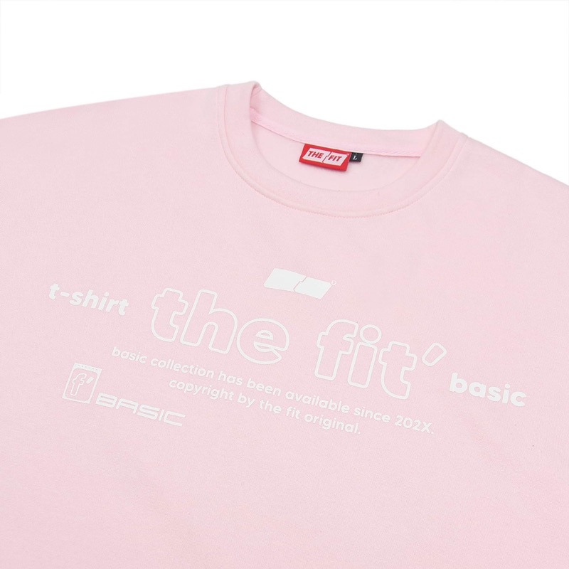 Áo sweater local brand  THE FIT PINK , áo nỉ chân cua 100% cotton đứng form, dày dặn 100% cotton