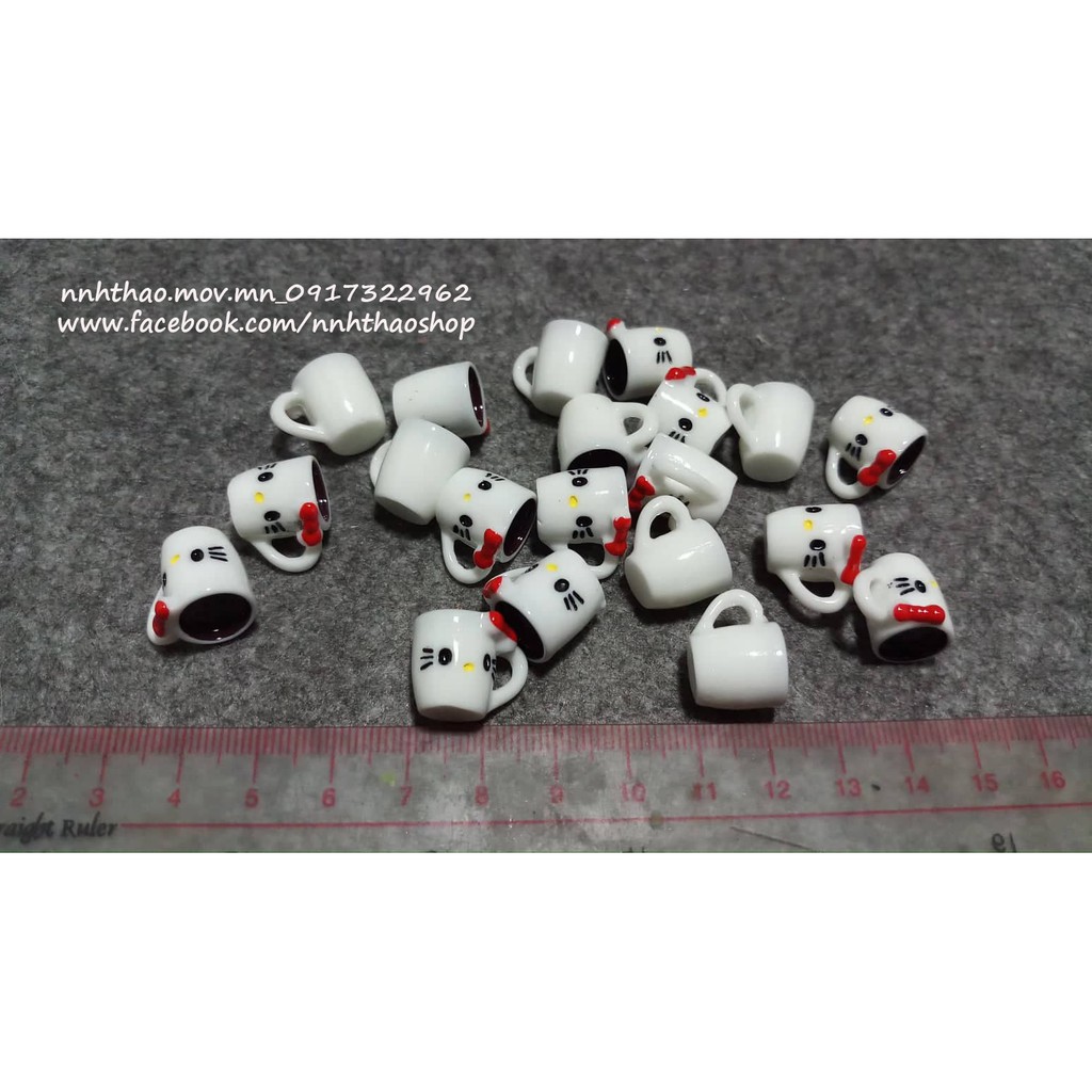 minithing, charm trang trí mô hình, tiểu cảnh_ly kitty