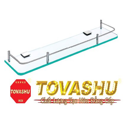 Kệ Kính Cao Cấp Tovashu TVS 303, Inox100%, kệ gương, kệ nhà tắm, bảo hành chính hãng 05 năm