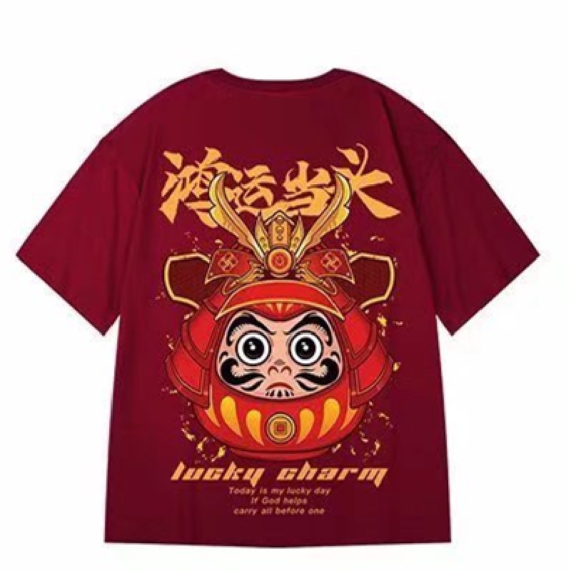 Áo Thun Dáng Rộng Tay Ngắn In Họa Tiết Hoạt Hình Phong Cách Hip Hop Thời Trang Mùa Hè Cho Nam Giới Size M-8XL