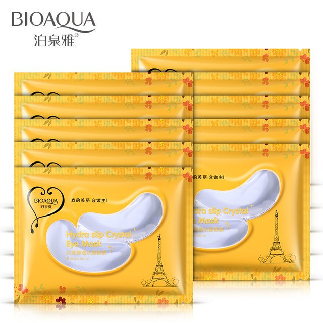 Mặt Nạ Mắt Bioaqua Hydra Slip Crystal Eye Mask