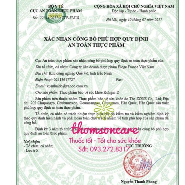 Nhân sâm, linh chi Koligin D - Bồi bổ sức khỏe, tăng cường sức đề kháng.