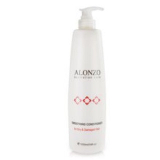 Bộ dầu gội xả Alonzo Smoothing - 1000ml, cho tóc khô hư tổn