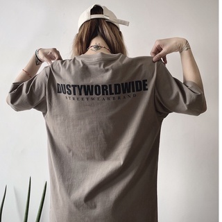 Áo thun unisex dusty worldwide impossible 100% cotton 250gsm local brand chính hãng