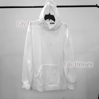 HOODIE NỈ TRẮNG TRƠN