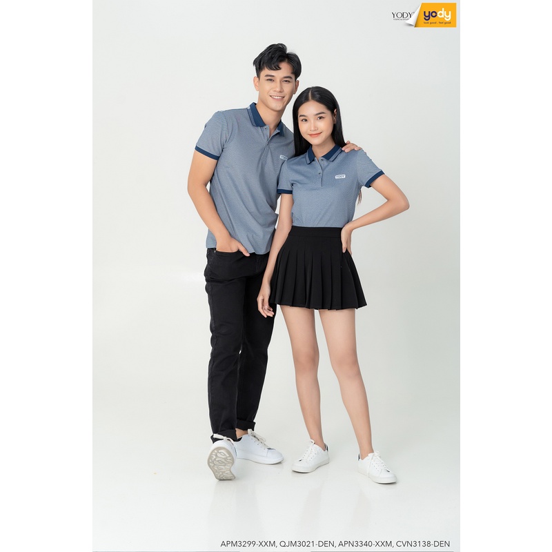 Áo polo YODY nữ mắt chim cotton thoáng mát trẻ trung năng động độ bền cao APN3340