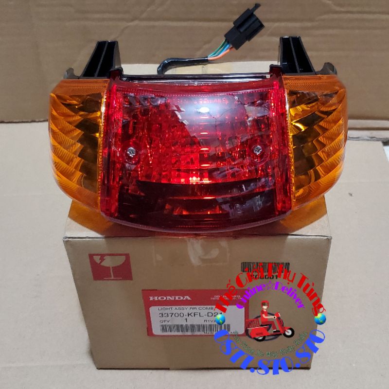 Bộ đèn sau (đèn hậu) Wave Thái 110 được nhập khẩu trực tiếp từ Thái Lan - 33700-KFL-D21