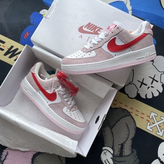 Giày thể thao nam nữ AF1 hồng valentine