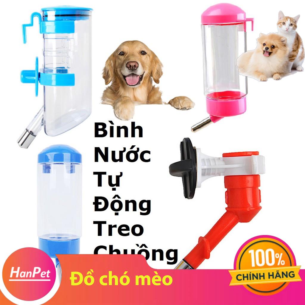 BÌNH NƯỚC TREO CHUỒNG (4 loại) bình uống nước tự động chó mèo vòi treo chuồng