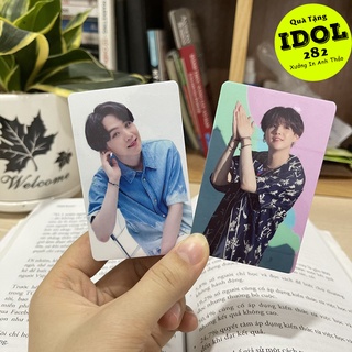 Set 9 card ảnh suga bts bo góc – quà tặng kpop