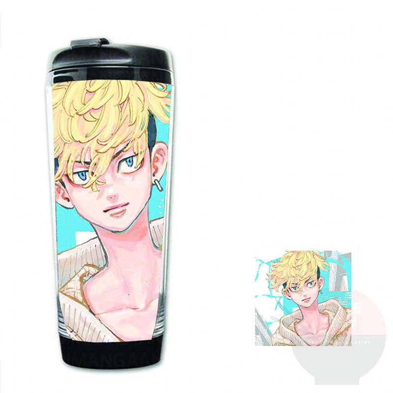 Bình nhựa đựng nước in hình nhân vật TOKYO REVENGERS KỊCH TRƯỜNG CỦA TAKEMICHI anime chibi