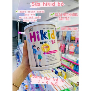 Sữa Hikid Hàn Quốc tăng chiều cao cho bé