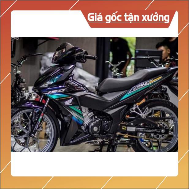 Tem rời winner GTR 150 chất liệu Crom