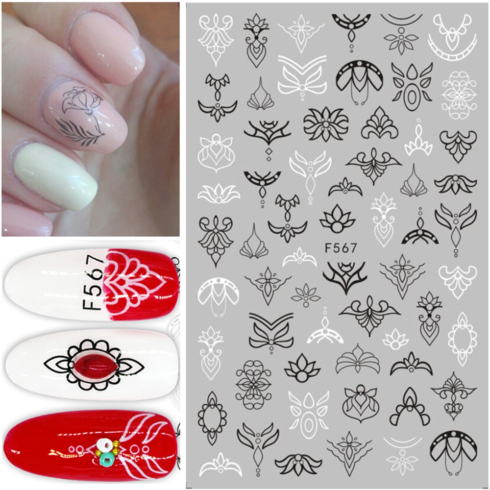 Giấy Dán Trang trí Móng Tay 3D