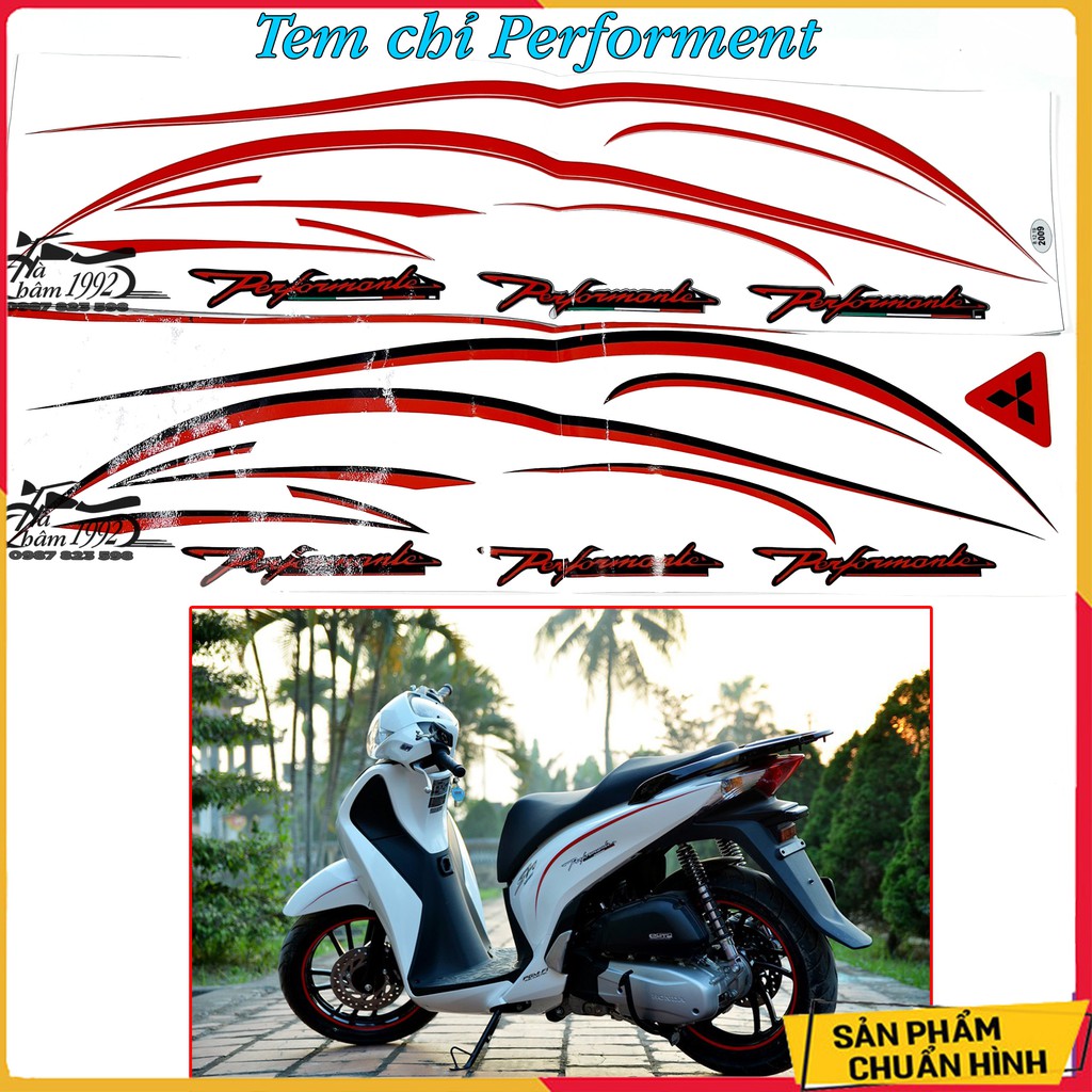 🛵 Tem Chỉ Performent Dán SH. SH Mode, Vision 🛵