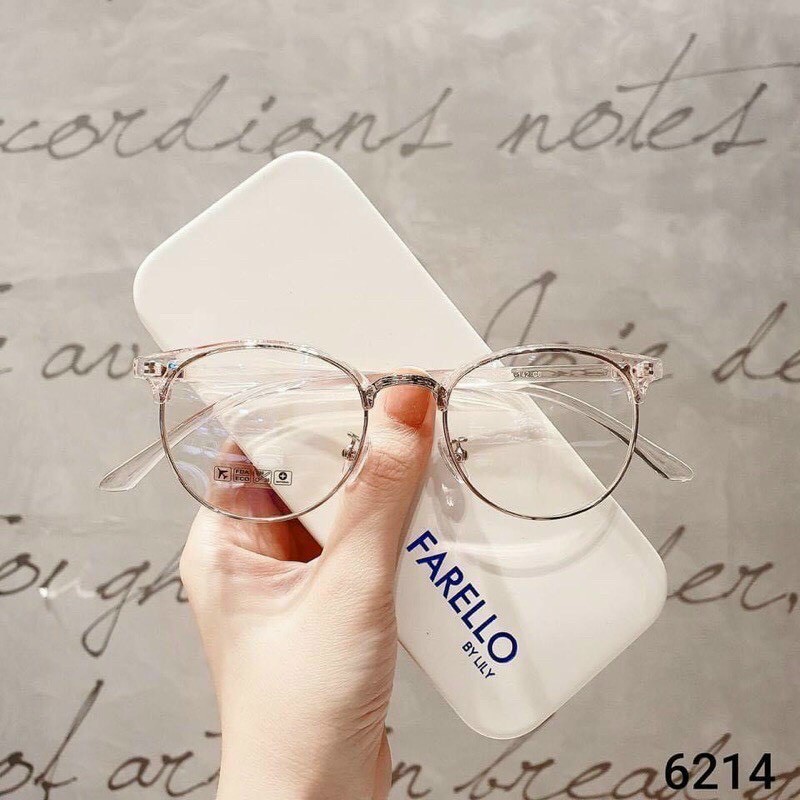 Kính Giả Cận L.L Form Dáng Tròn Xinh xắn cho các bạn trẻ 6214 -  MS533