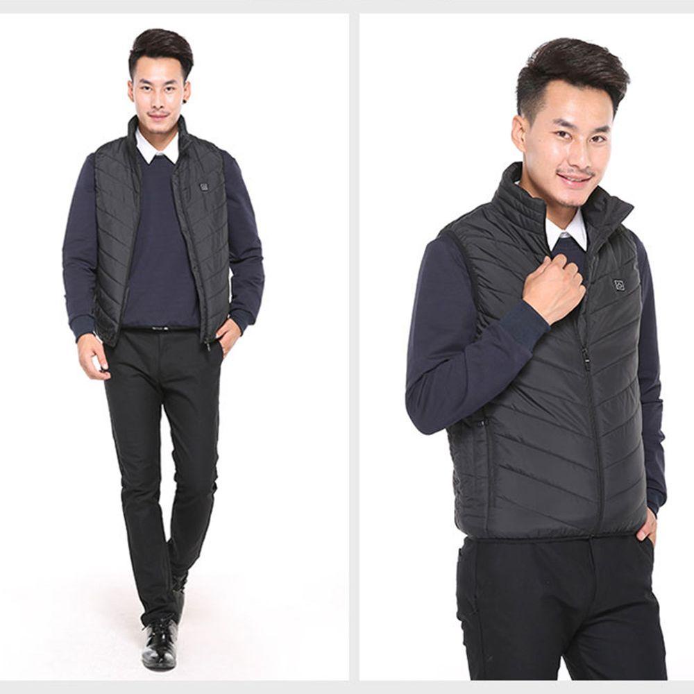 MYRONGVN Áo Khoác Sưởi Ấm Mùa Đông Bằng Điện Không Tay