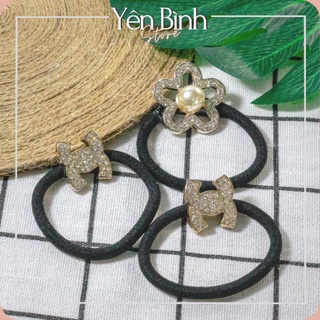 Dây cột tóc mặt hình/dây trơn nhiều kiểu