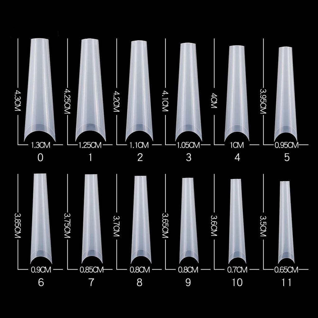 [Hàng mới về] Móng tay giả nối dài dạng ống nước siêu dài tiện dụng