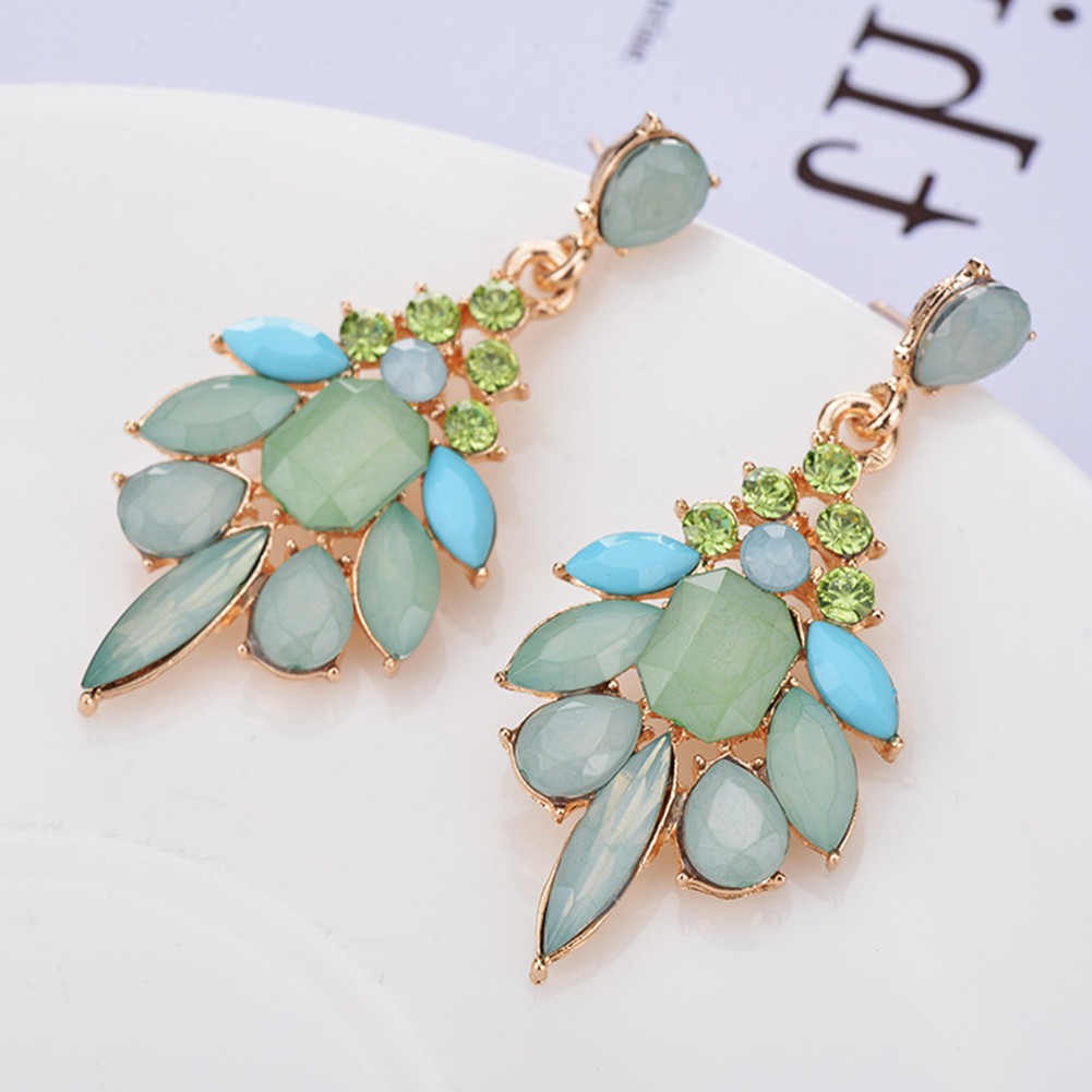 Bông Tai HợP Kim HìNh GiọT NướC ĐíNh Đá ThờI Trang