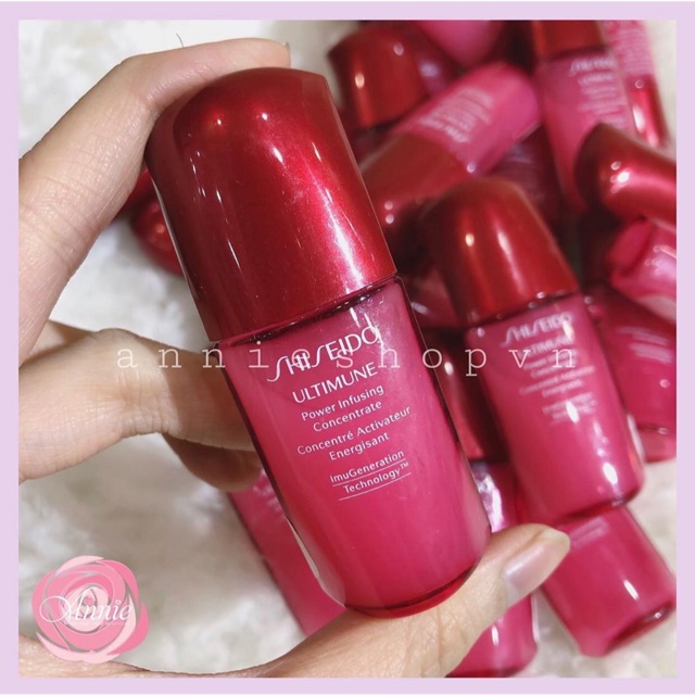 Serum phục hồi da Shiseido Ultimune Powder Infusing Concentrate mini 10ml