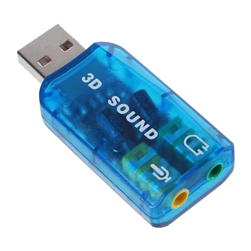 Usb, Usb Sound Card Chia Âm Thanh Cổng Micro 5.1