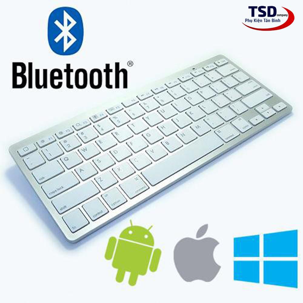 Bàn phím máy tính cho điện thoại, Bàn phím bluetooth BOW HB191A, hỗ trợ kết nối 2 thiết bị trong 1 - BẢO HÀNH UY TÍN
