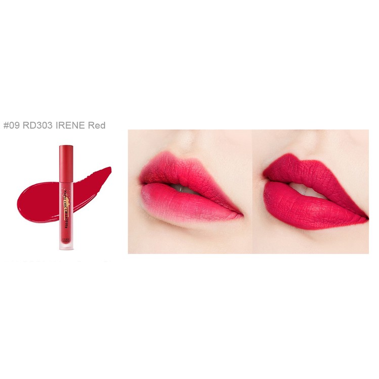 Son Kem Lì Matte Chic Lip Lacquer Irene Red #RD303