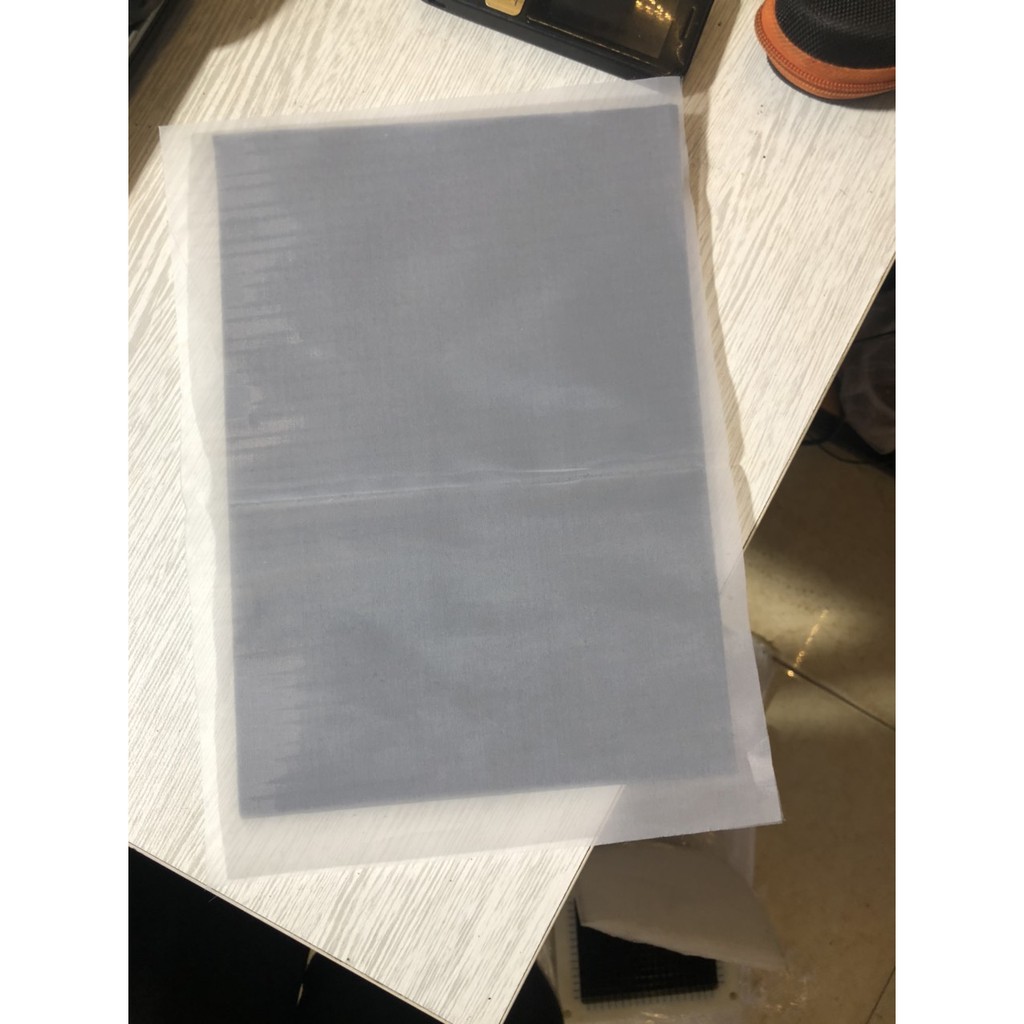 Tấm vải in của máy inlogo ( màu trắng )