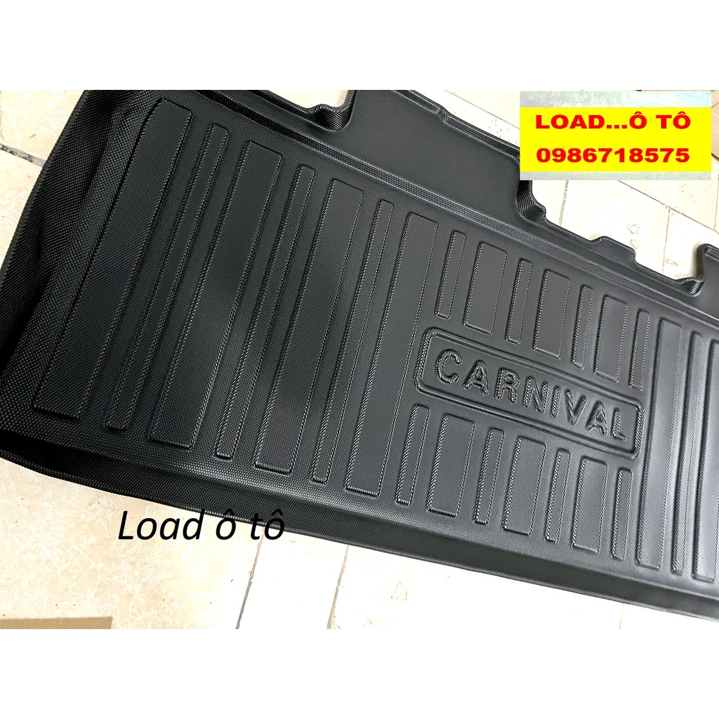 Lót Cốp Nhựa Dẻo KIA Carnival 2022-24 Mẫu Nhựa Dẻo ABS Cao Cấp