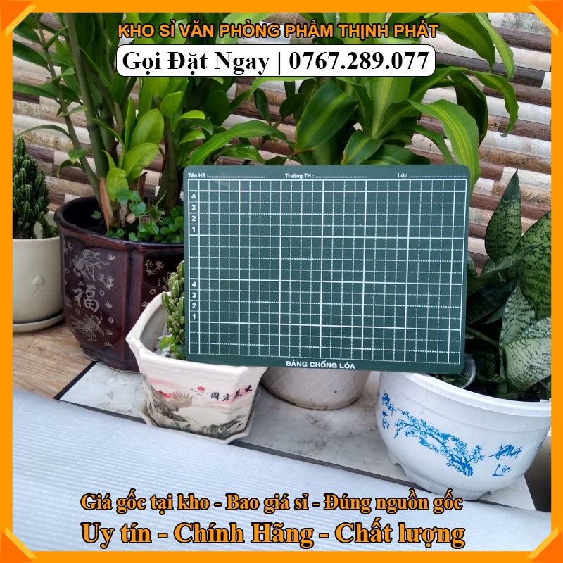 Bảng dành cho học sinh lớp 1 theo bộ sách chân trời sáng tạo-Bảng viết phấn  chống lóa