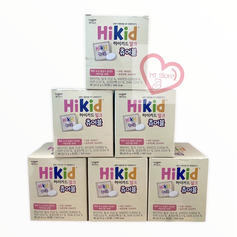 Sữa HIKID viên ngậm dạng kẹo tiện lợi tăng chiều cao dành cho bé trên 3 tuổi