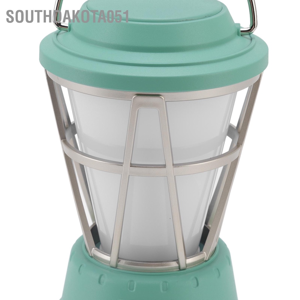 Southdakota051 Đèn lều cắm trại ngoài trời chạy pin cổ điển với ngọn lửa ánh sáng đỏ và trắng