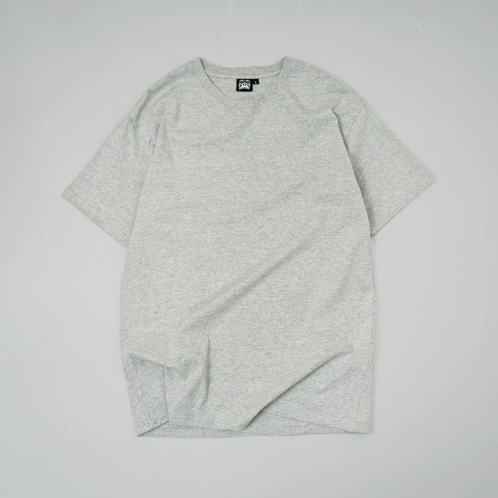 →Áo Thun Trơn Gori Basic Tee - Màu xám tiêu