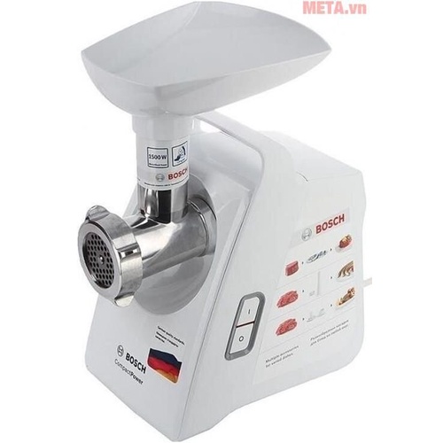 Máy xay thịt Bosch MFW 3520W [Nhập Đức] đa chức năng xay nhuyễn thịt, làm lạp xưởng, xúc xích